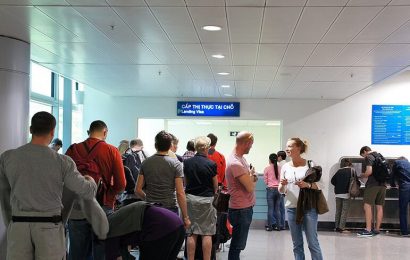 Get visa stamp at Ho Chi Minh Airport